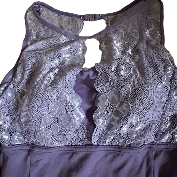 Danz N Motion Elegant Purple Lace Leotard - Picture 8 of 8
